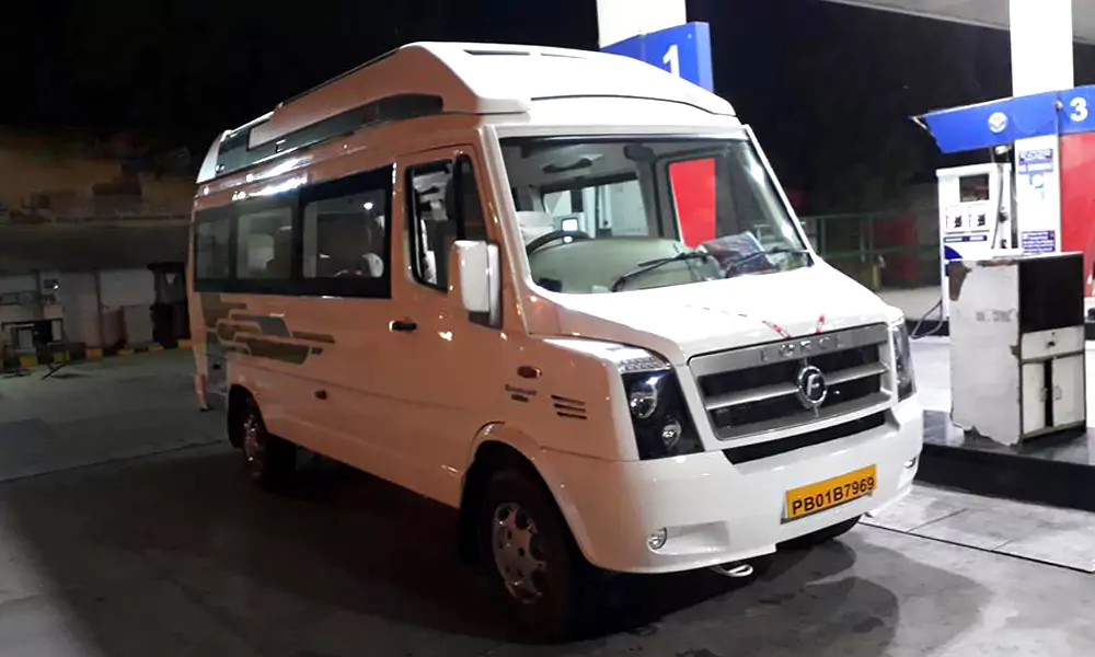 Tempo Traveller Rental for a Long Trip